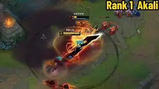 Rank 1 Akali: This Akali is a MONSTER!