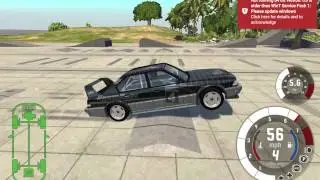 BeamNG тест подвески и немного огненного дрифта