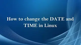 How to change the DATE and TIME in Linux ( Tamil )