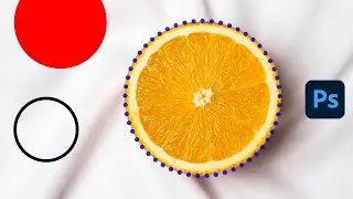 how to draw a circle in Photoshop?