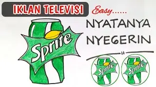 Membuat Gambar Iklan Televisi yang Mudah - Gambar Sprite - Gambar Iklan Kemasan Produk