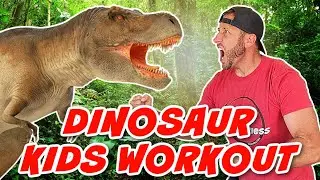 Dinosaur Exercise For Kids | Simon Says T-Rex Battle Workout