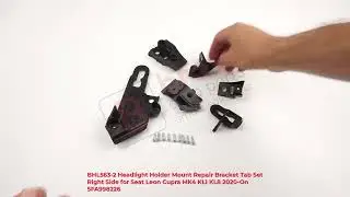 BHL563-2 Headlight Holder Mount Bracket Tab Set Right Side for Seat Leon Cupra MK4 KL1 KL8 2020-On