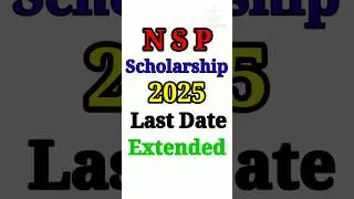 NSP Scholarship 2025 Renewal Date