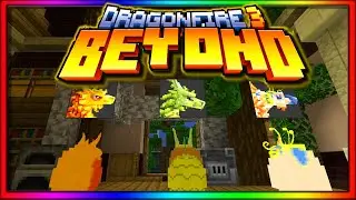 Minecraft : Lets Play  DRAGONFIRE 3: BEYOND  Ep1  " 1st Dragon  "