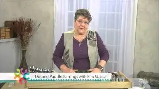 Make Domed Paddle Earrings