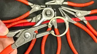Don’t Skimp On These - KNIPEX Tools - 8 Piece Precision Circlip Pliers Set (001958V02)