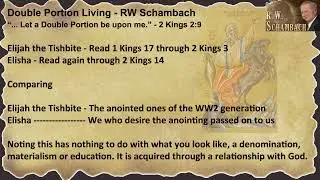 Double Portion Living - RW Schambach