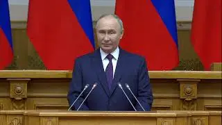 «Поддержка ветеранов СВО и межнациональный мир в России!»: Путин выступил на Совете законодателей