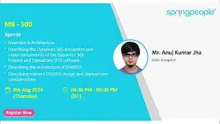 MB - 500 | Free Webinar | SpringPeople