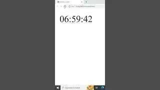 Digital clock in just 5 min |  