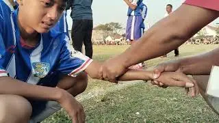 CEDERA TANGAN PEMAIN FINAL GAMA CUP