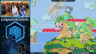 Unpunishable 4 - Grab (Marth) vs SmashBob SquarePants (Jigglypuff) - Melee Losers 8ths