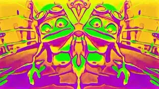crazy frog | ding ding | mix negative color + mirror | awesome audio & visual | ChanowTv