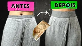 COMO AUMENTAR  ALARGAR CÓS DE CALÇA (FÁCIL)