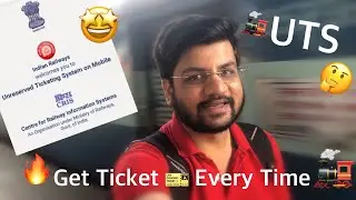 Trusted complete info on UTS  Ab har bar milegi train ticket 😱... UTS App in Hindi 🎫🚂