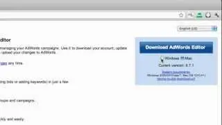 2. Downloading AdWords Editor