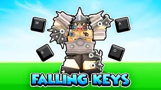 Every KEY I Press FALLS on the Screen (Roblox Bedwars)