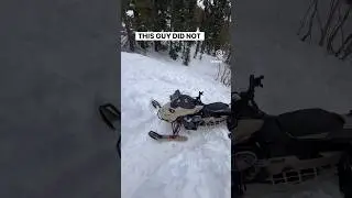 Scary stuff 😧. I came upon this sled that had clearly been in the water but the owner was no where.