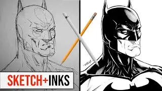 Traditional Drawing with Digital Inks [ BATMAN ]