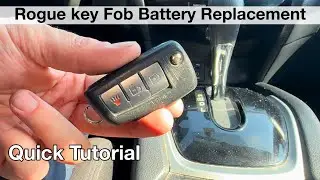 2015 Nissan Rogue Remote Key Fob Battery Replacement