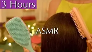 3 Hours of Extremely Relaxing Hair Brushing for Deep Sleep | No Talking