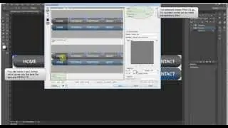 Create Glassy Menu in Photoshop Tutorial (Part 2)