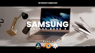 Let's make a Galaxy Book animation in Blender Octane - Blender Octane Live Tutorial - Part 4