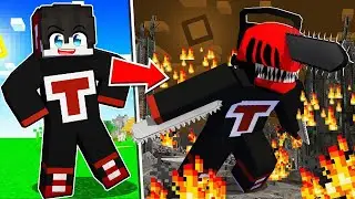 HOW I Became CHAINSAW MAN In Minecraft! ( Tagalog )
