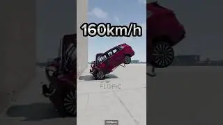 Volkswagen Viloran Crash Test - BeamNG.Drive #shorts