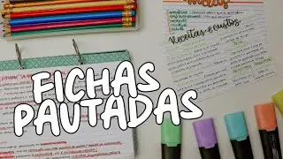 Fichas pautadas