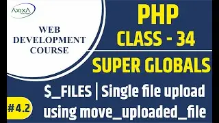 $_FILES | Single file upload using move_uploaded_file |  Server side extension validation(#4.2)
