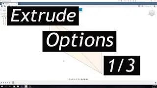 Fusion 360 - Extrude Options 1/3