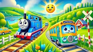 Mainan Kereta Api Laba-Laba Thomas & Friends, Thomas Cho-cho Charles, Tayo si Bus Kecil ASMR