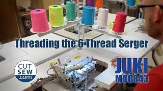 Threading Juki MO6843 6-Thread Serger