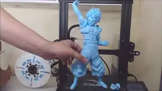Fazendo Gogeta Dragon Ball impressão 3D  - Colecionáveis do Bionic 3D - parte 8 - Ender 3
