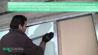 Isolamento termo acustico TRYWALL: parete leggera