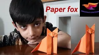 Paper fox by Muhammad Ashal/kagaj ki lomri