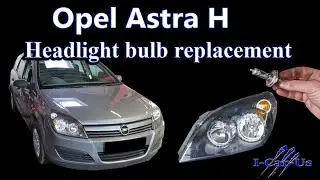 Opel/Vauxhall Astra H, Headlight bulb replacement - Tutorial