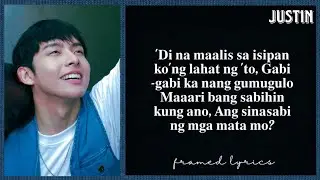 justin - kaibigan Lyrics (Framed)
