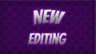 I Got A New Editing Software