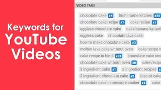 How to find keywords for YouTube videos