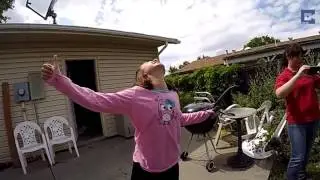 Slow Motion. Girl Pull Out Tooth