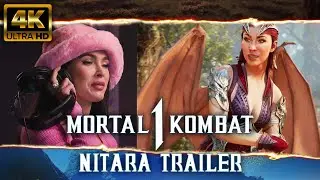 Mortal Kombat 1 - Official Megan Fox Becomes Nitara Trailer in 4K 60FPS
