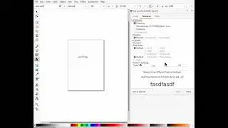 How do I set the default font color in Inkscape v1?