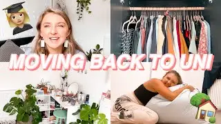 MOVING BACK TO UNI! 3rd year chats, organisation, room tour & pr packages - Emily Louise