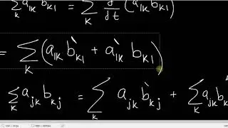255  - [ENG] derivative of product of two matrix functions of scalars