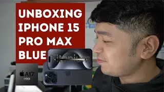 UNBOXING iPhone 15 Pro Max Blue Titanium 256GB