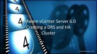 VMware vCenter Server 6.0 Create a DRS and HA Cluster