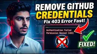 How to Remove GitHub Credentials (Fix 403 Permission Denied Error)